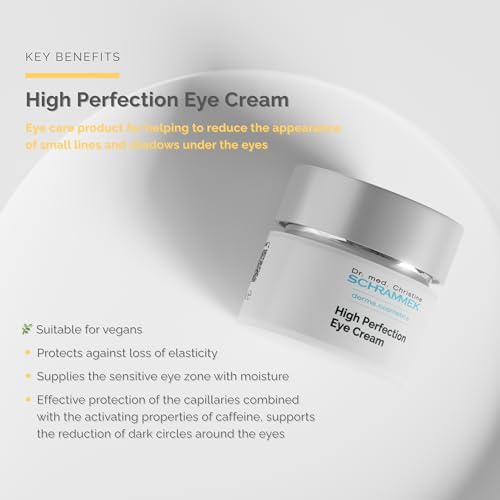Schrammek High Perfection Eye Cream 05 fl oz Eye Care Product Reduces Lines Shadows Under the Eyes Caffeine Eye Cream Skin Care Dr Schrammek - Image 5