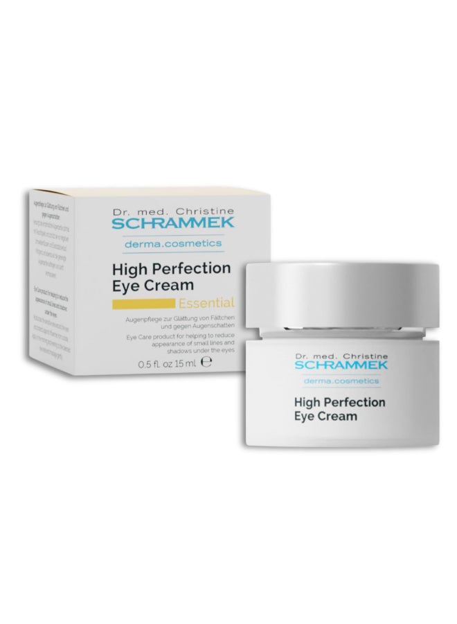Schrammek High Perfection Eye Cream 05 fl oz Eye Care Product Reduces Lines Shadows Under the Eyes Caffeine Eye Cream Skin Care Dr Schrammek - Image 3