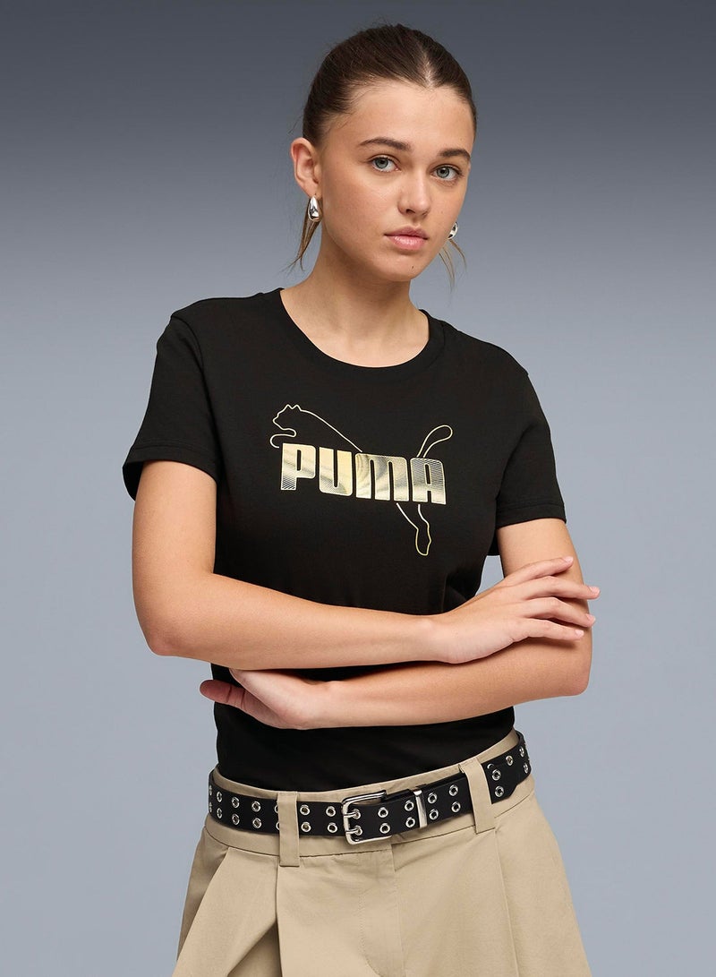PUMA Essential Logo Lab Metallic T-Shirt - Image 1