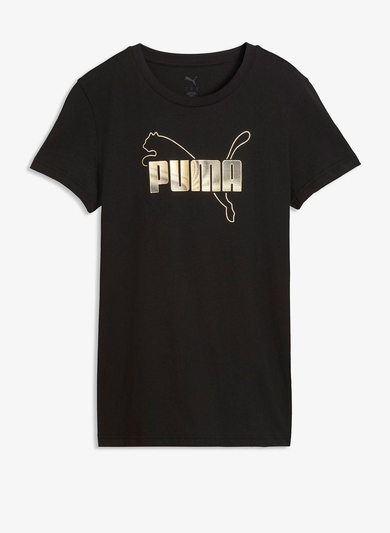 PUMA Essential Logo Lab Metallic T-Shirt - Image 4
