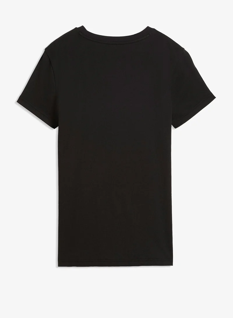 PUMA  Essential Logo Lab Metallic T-Shirt for Women | Best Price UAE