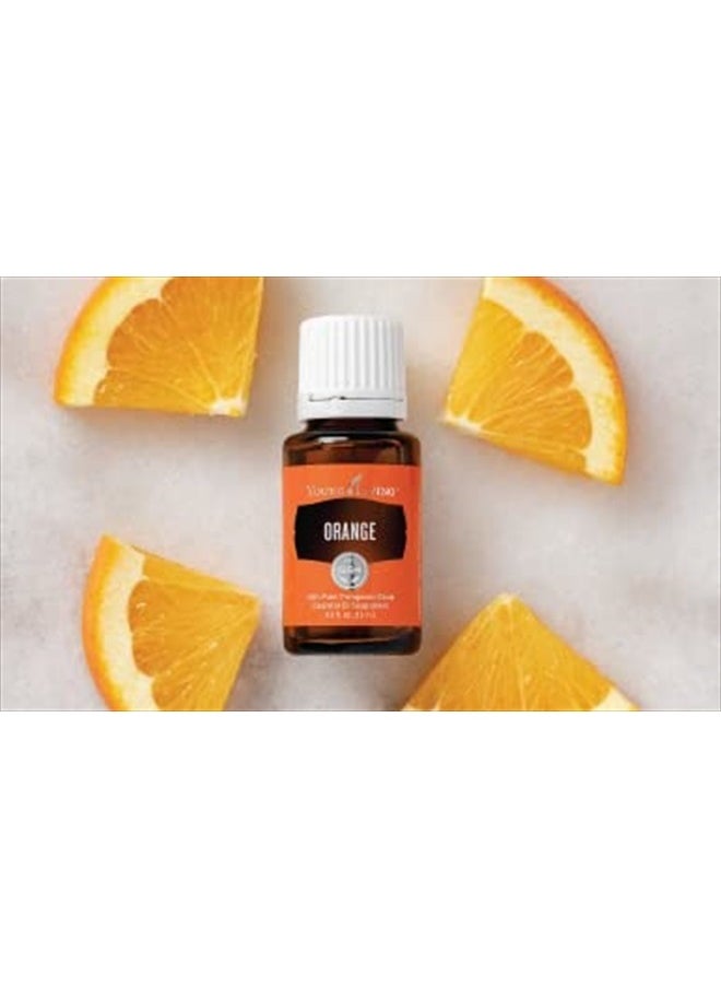 Young Living Orange Essential Oil 15ml - Brighten Your Space with an Uplifting Citrus Aroma - Cleanse, Refresh, and Promote Wellness - Premium Young Living Essential Oils  - Image 5