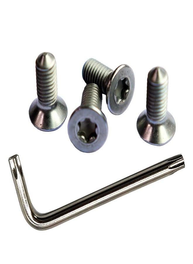 DIPMOTOR 4PCS N10648301 Rotor Screws for Brake Discs Compatible with Audi VW & Volkswagen - Image 1