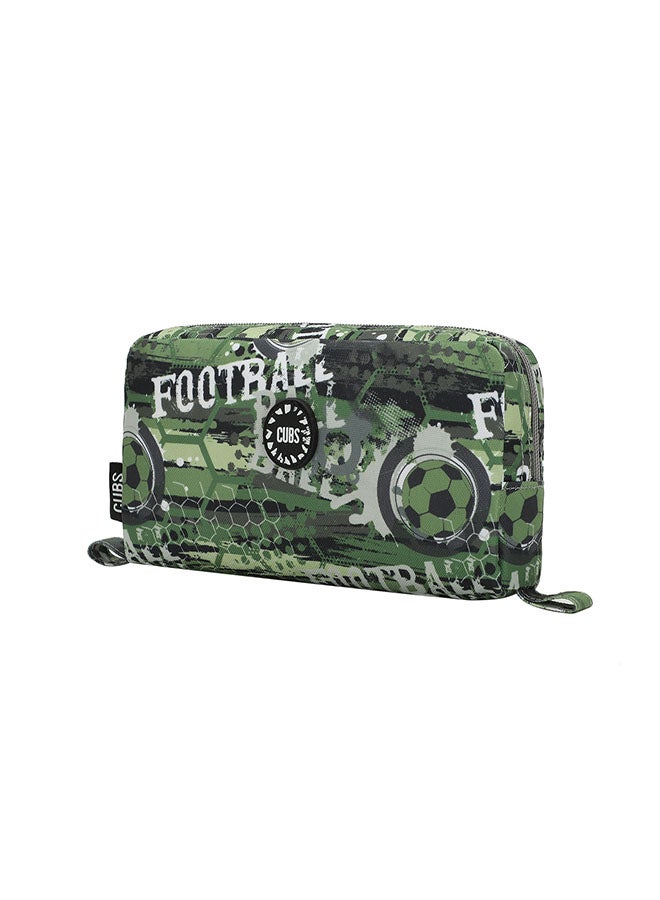 CUBS Football Print Waterproof pencil case pouch with zip closure - Image 2