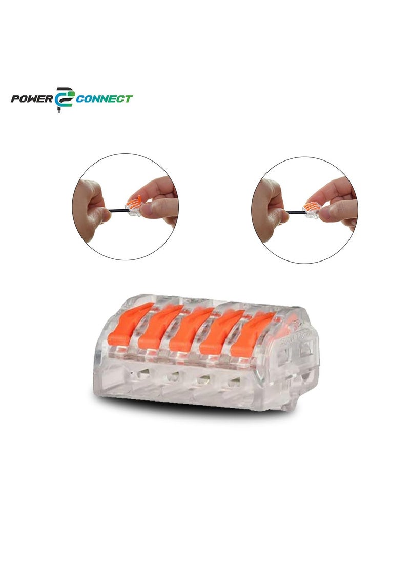Generic POWER CONNECT 5Lever Releasable Wire Connector SET OF 200 Pcs Spring Force 5Lever Type Wire Connector Type Connector SET OF 200 Pcs  - Image 3
