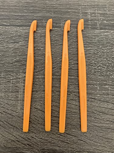 Tupperware Citrus peeler orange color set of 4