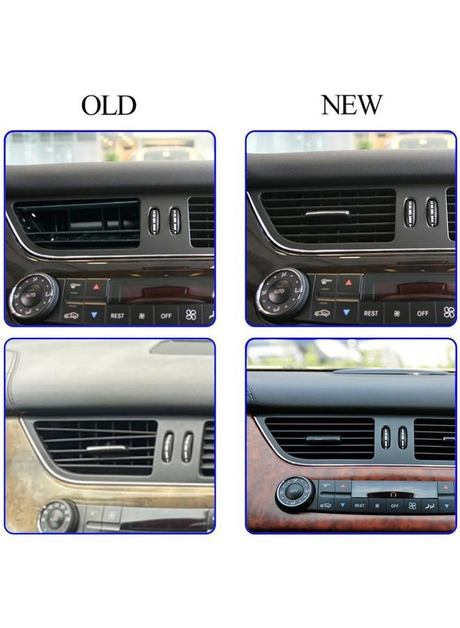 Goodithy Compatible with Mercedes Benz CLS W219, Center Air Vent Grille Cover Dash Air Conditioning AC Grille Outlet Cover Panel Trim Replacement For CLS55 CLS63 CLS350 CLS500 CLS550, Black - Image 5