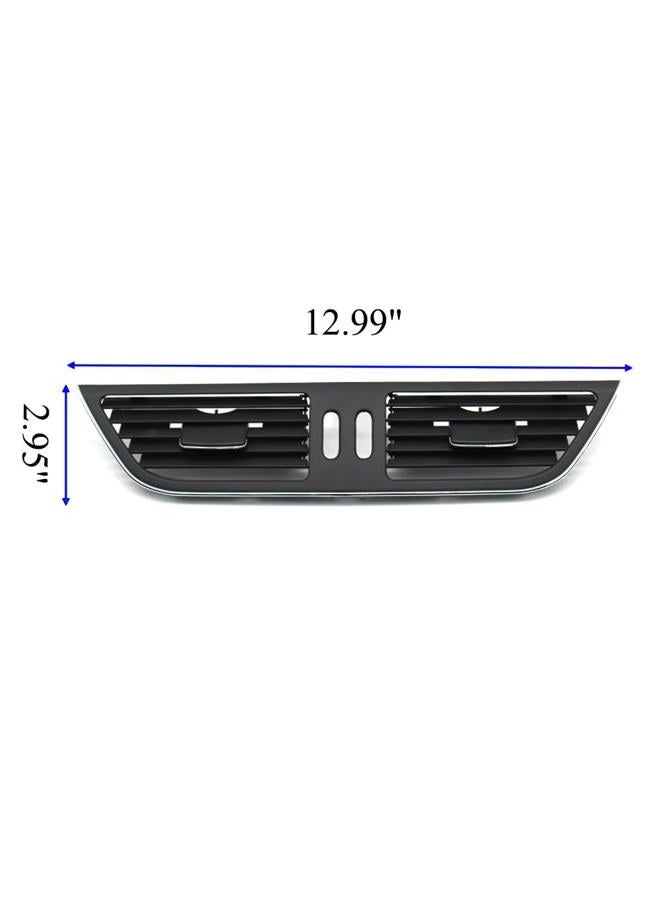 Goodithy Compatible with Mercedes Benz CLS W219, Center Air Vent Grille Cover Dash Air Conditioning AC Grille Outlet Cover Panel Trim Replacement For CLS55 CLS63 CLS350 CLS500 CLS550, Black - Image 2