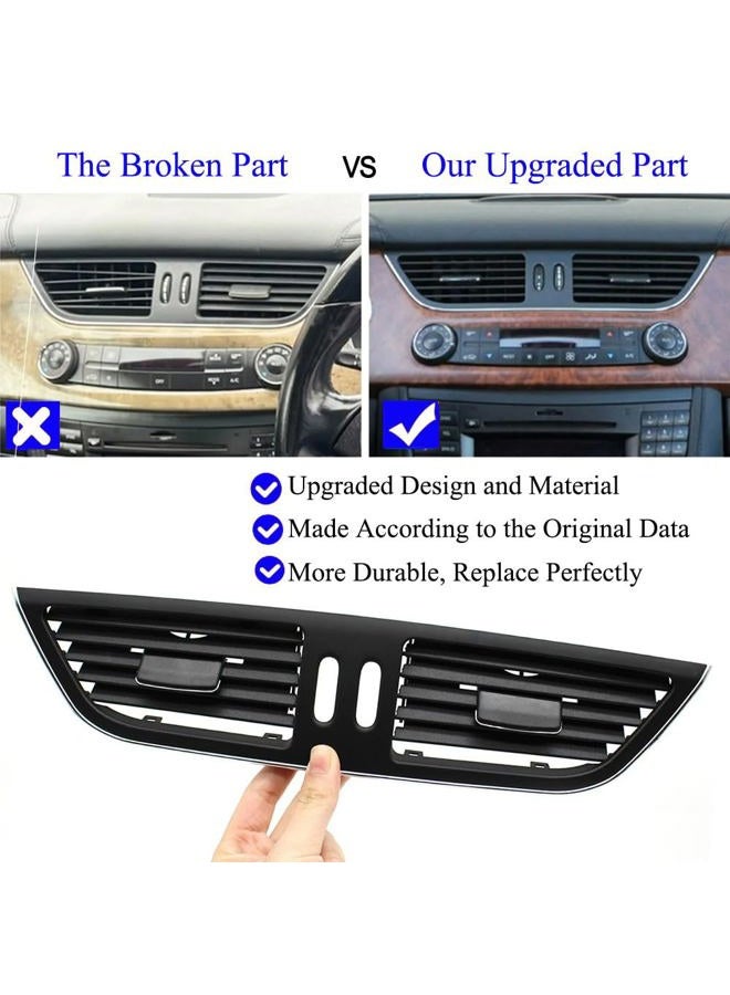 Goodithy Compatible with Mercedes Benz CLS W219, Center Air Vent Grille Cover Dash Air Conditioning AC Grille Outlet Cover Panel Trim Replacement For CLS55 CLS63 CLS350 CLS500 CLS550, Black - Image 3