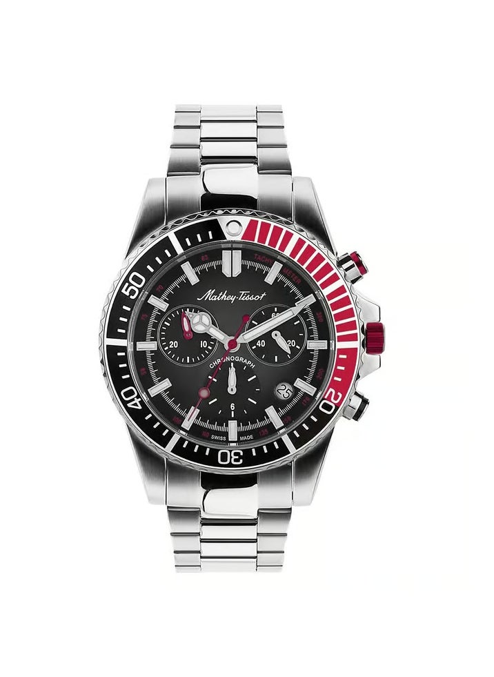Mathey-Tissot Mathey-Tissot Mathy Strike Chronograph Quartz Black Dial Men's Watch H908CHRN  - Image 1
