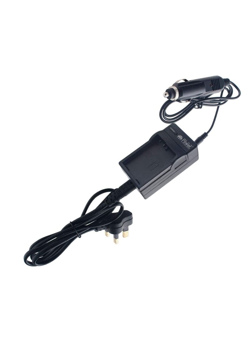 DMK POWER TC600C Charger Compatible with Kodak KLIC-5001 K7005 Panasonic CGA-S004E Fujifilm NP-40 Samsung SLB-0737 SLB-0837 Sanyo NP-40 D-Li8 Benq Dli-102 Minolta NP-1 and DE-992 BC-40 SBC-L5 - Image 1