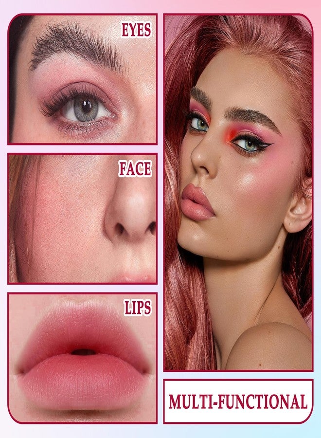 XMXueMei 3 Colors Blush Stick with Makeup Sponges,Matte Solid Cream Blush,Multi-Use Blush Stick for Cheeks,Lips and Eye,High Pigmented Makeup Sticks Set A1 - Image 5