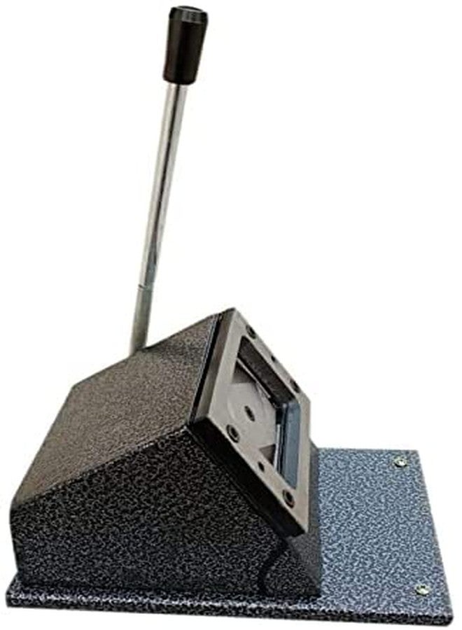 Dotpot قاطع بطاقات الهوية المصنوع من مادة PVC شديدة التحمل من دوتبوت، هيكل معدني كامل، زوايا دائرية (بني) - Image 2