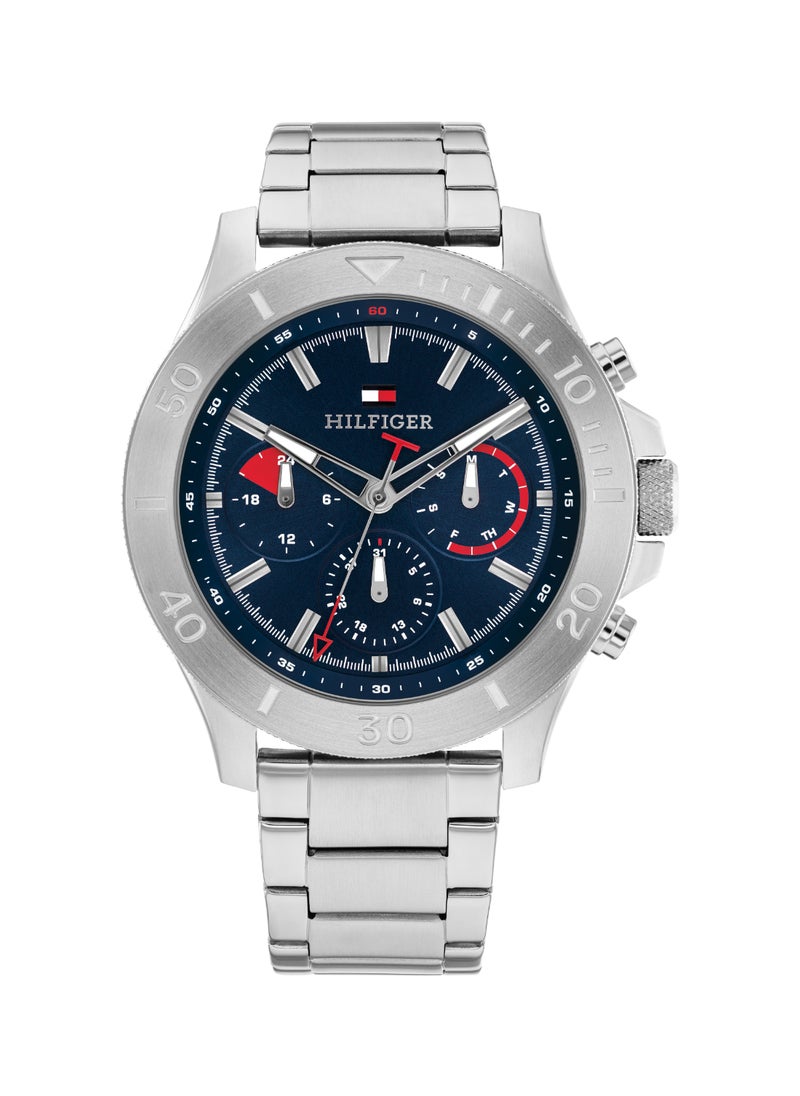 TOMMY HILFIGER Round Analog Men's Navy Case Watch - 1792113  - Image 1