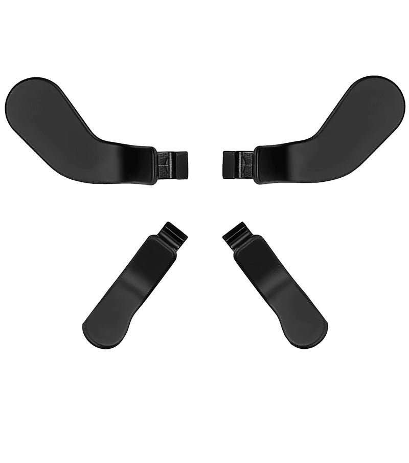 Ceozon Replacement Back Paddles 4 pcs Metal Stainless Steel Trigger Locks for Xbox One Elite Controller Series 2 Xbox One Elite Back Buttons Accessories (Black) - Image 3
