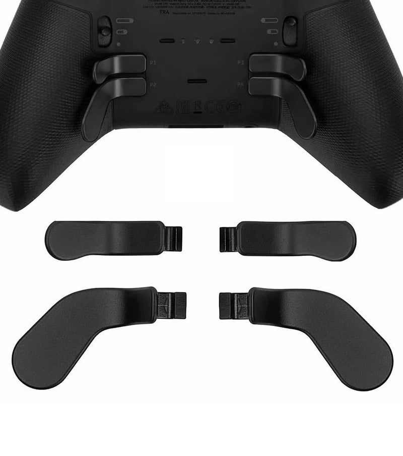 Ceozon Replacement Back Paddles 4 pcs Metal Stainless Steel Trigger Locks for Xbox One Elite Controller Series 2 Xbox One Elite Back Buttons Accessories (Black) - Image 5
