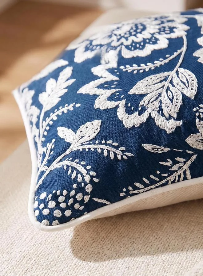 Styli 1-Piece Floral Cushion Cover 18x18 Cm