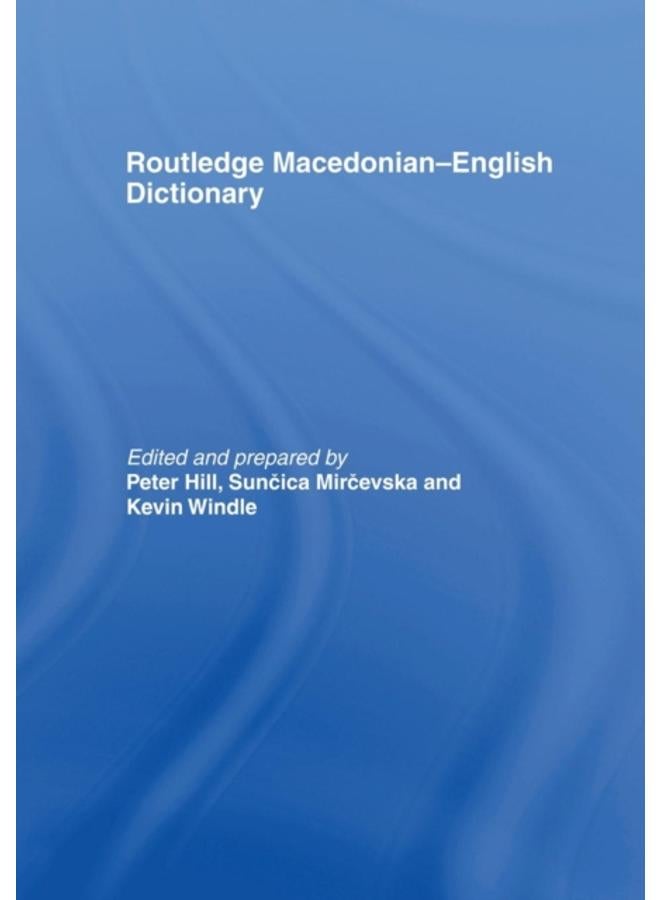 The Routledge Macedonian-English Dictionary