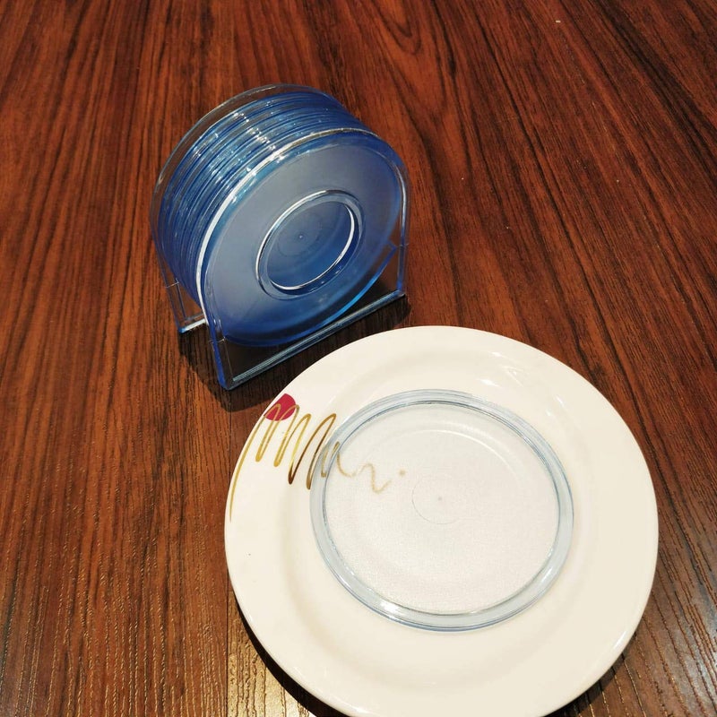 CSM® Table Coasters with Stand - Set of 6 Coasters - Image 2