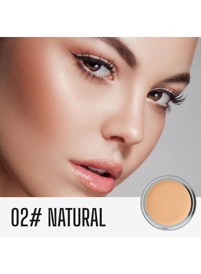 اوكيل كونسيلر إصلاح الجمال، كريم أساس تحديد الوجه طويل الأمد خفيف الوزن يضيء العيوب تحديد عيون الوجه كونسيلر مكياج تجميلي 02#طبيعي - Image 2