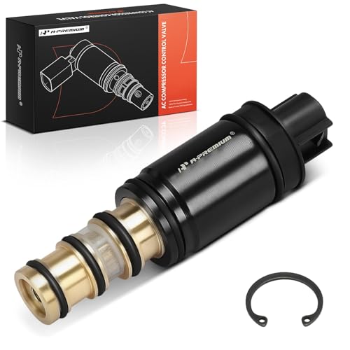 A-Premium AC Compressor Control Solenoid Valve 6SEU16C Compatible with Toyota Camry, Corolla, Matrix, Avalon, Yaris & Lexus RX350, IS250, IS350, GS300, GS350 & Jeep Compass, Patriot & Scion xB - Image 1