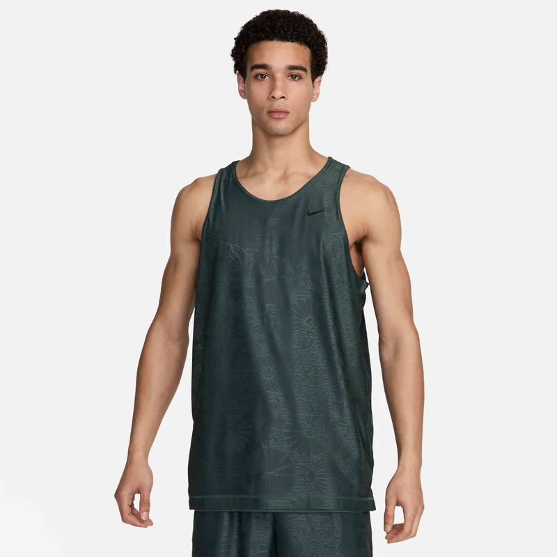 Nike Green Men's Standard Issue Dri-FIT Reversible Basketball Jersey for Men | Best Price UAE