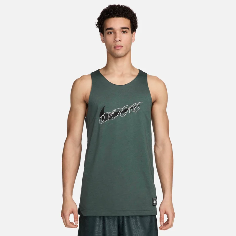 Nike Green Men's Standard Issue Dri-FIT Reversible Basketball Jersey for Men | Best Price UAE
