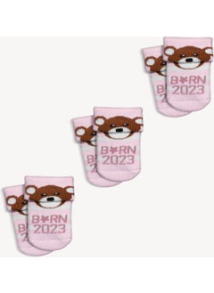 Mono Socks Newborn Born 2023 3-Piece Towel Socks 