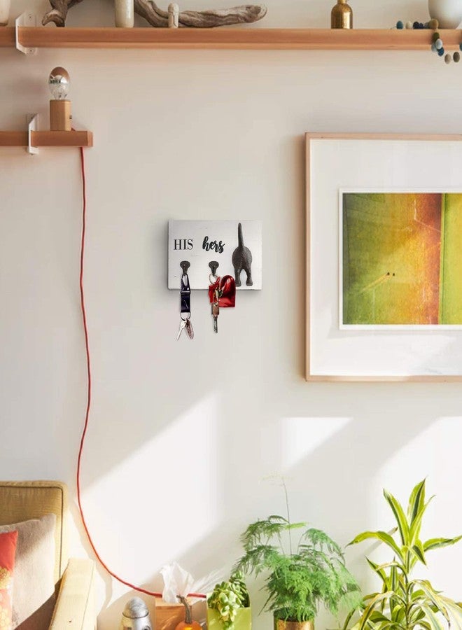 مد باي خطاف حائط من مود باي، له، لها، وجروه، أبيض، بني، 2.00 بوصة × 11.00 بوصة - Image 3