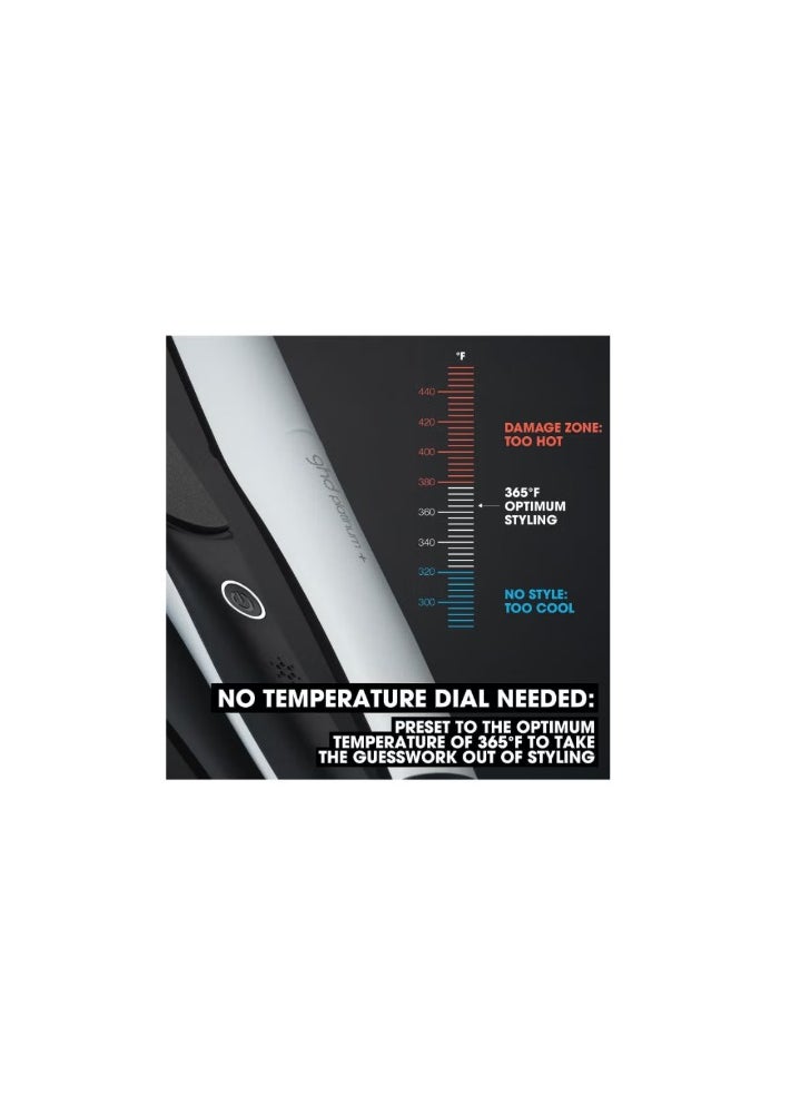 ghd Platinum Plus Hair Straightener White/Black  - Image 2