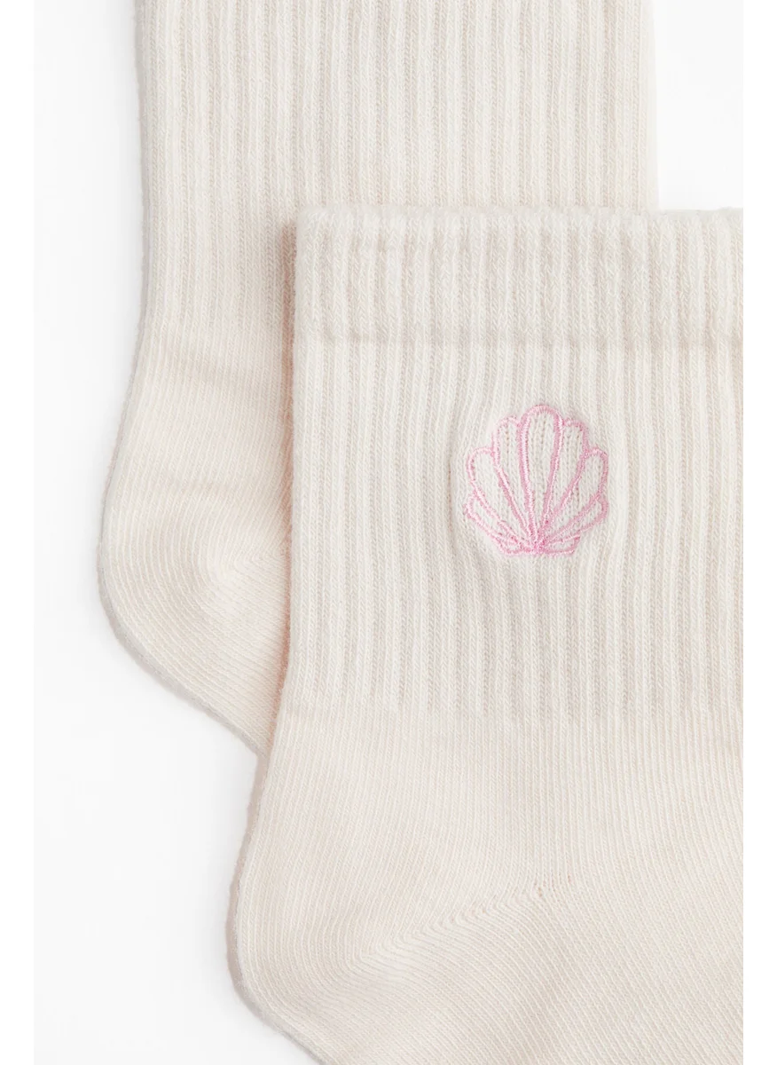 H&M Motif-Detail Socks