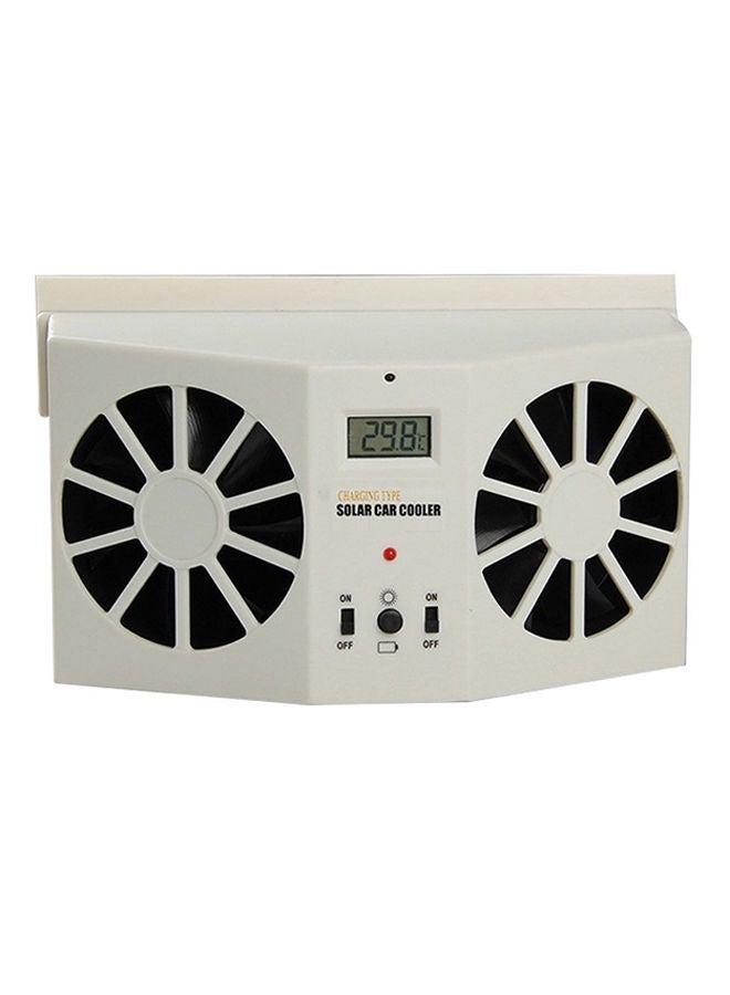 MUNTAQI Car Window Dual Solar Fan - Image 1