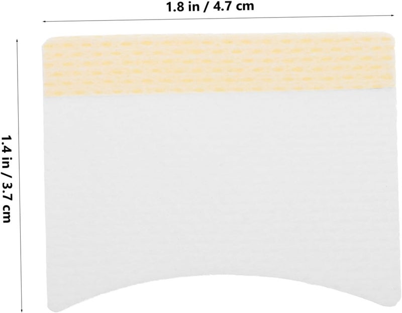 VICASKY 40pcs Lint Eyelash Extension Pads Disposable Cotton Patches for Eye Makeup Remover Under Eye Lash Isolation Sensitive Skin Protection Travel Friendly Pack - Image 2
