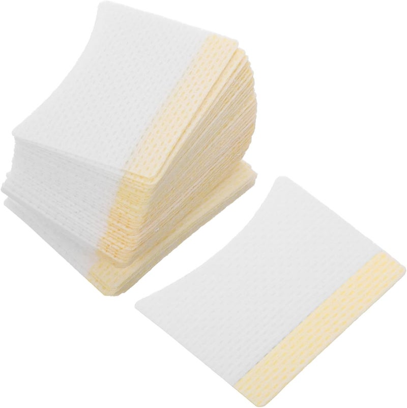 VICASKY 40pcs Lint Eyelash Extension Pads Disposable Cotton Patches for Eye Makeup Remover Under Eye Lash Isolation Sensitive Skin Protection Travel Friendly Pack - Image 1
