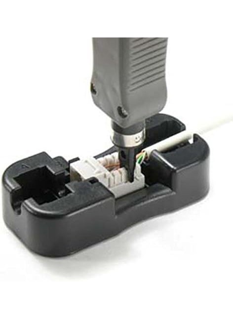 iMBAPrice iMBAPrice Universal Cat6Cat5eRJ1112 Keystone Jack Punch Down Stand  - Image 1