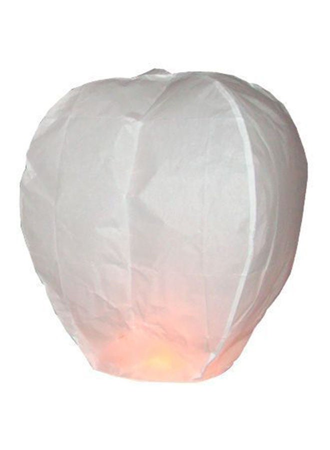 NIBEMINENT Sky Lanterns, China Ballonsï¼ˆ10 Pcs/Set, White)