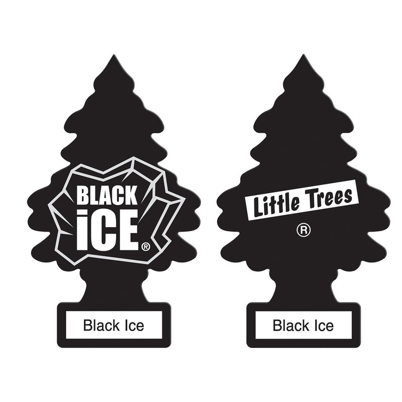 Little Trees Air Freshener Tree MTR0004 Black Ice Fragrance For Car Home Boat Caravan - Single Pack - Image 2