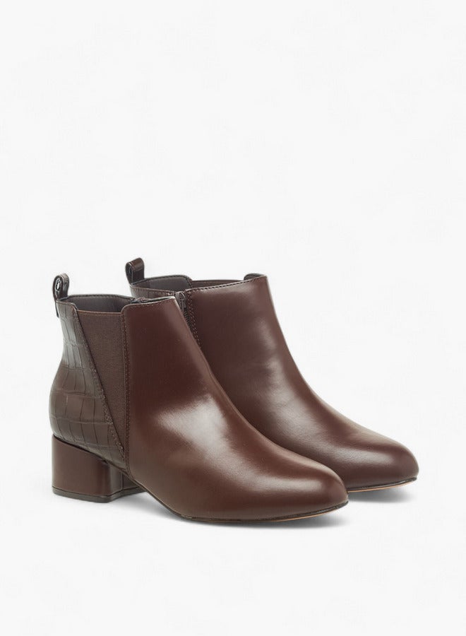 فلورا بيلا من شو إكسبرس بوت نسائي بكعب عريض بنقوش للكاحل - Image 3