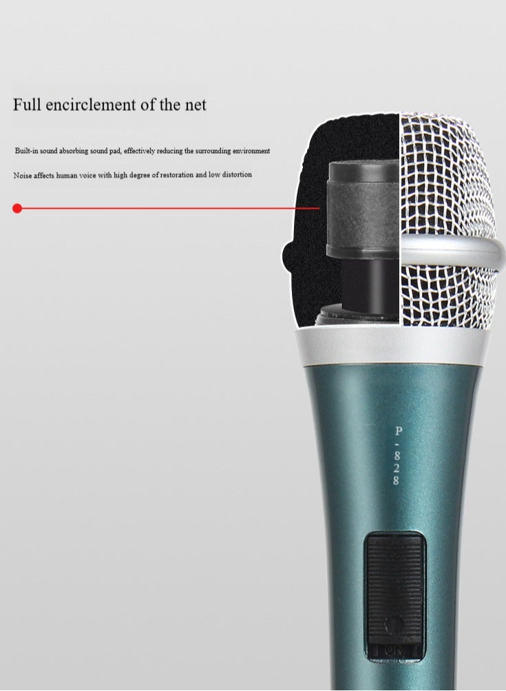 Wired Vocal Microphone with 3M Cable for Singing Live Streaming,K song outdoor audio TV singing conference performance microphone  - Image 4