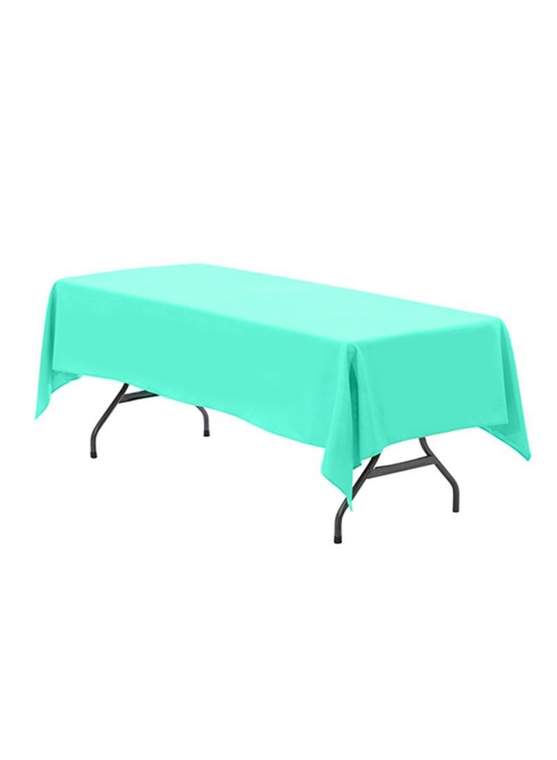 general Solid Color Tablecloth Green Multi Size Hotel Buffet Wedding Birthday Party Polyester Tablecloth - Image 1