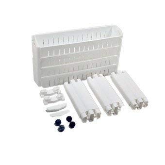 Y MOX Y MOX 4 Layer Slim Storage Organizer Rack with Wheels for Kitchen Bedroom BathroomMulti Color White  - Image 4