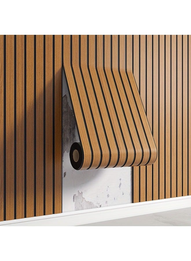 هومستر حائط ثلاثي الأبعاد ذاتي اللصق -ملصق لوحة رغاوي سميك، مقاوم للماء، نمط الخشب والطوب، السقف، التقسيم والجدار المنحني -مثالي للمنزل وديكور المكتب، حائط ملصقات ديكور المنزل - Image 1