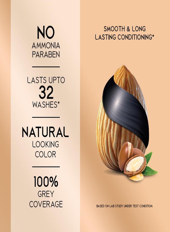 Indica Xpress Crème Hair Color Dark Brown 3 | 60g+75ml | 10min Color | No Ammonia | Onion, Coconut & Argan Oil | 100% Grey Coverage | Lasts Up to 32 Washes - Image 2