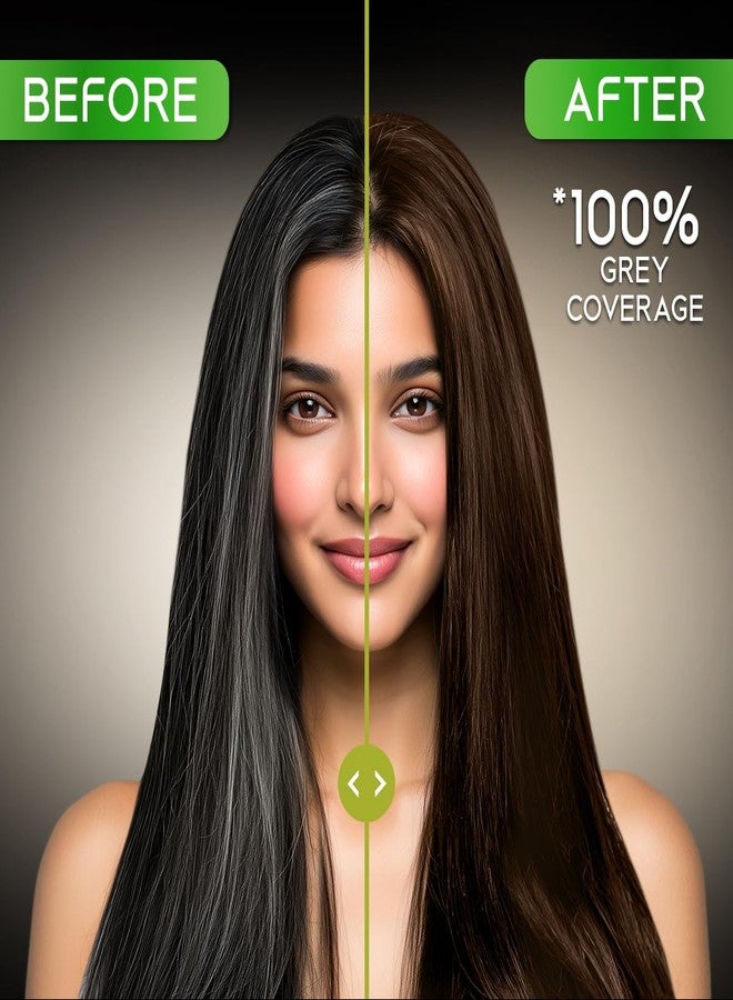 Indica Xpress Crème Hair Color Dark Brown 3 | 60g+75ml | 10min Color | No Ammonia | Onion, Coconut & Argan Oil | 100% Grey Coverage | Lasts Up to 32 Washes - Image 4