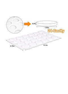 Y&D Silicone Wax Seal Mat, Pad for Stamp, 24-Cavity Sealing Diy Craft Adhesive Waxing, Most of the Size, Made Food-Grade Silicone, Soft and Reusable  - Image 4