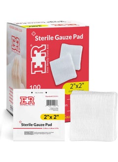 Ever Ready First Aid Ever Ready First Aid Sterile Gauze Pads, 2x2, 100/box 