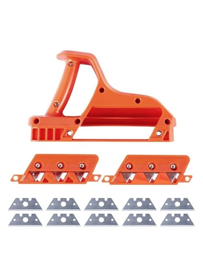 PROMASS ABS Plasterboard Chamfering Planer Wood Edges Trimming Tool Tilt Angle Ceiling Decorative Planer with Stainless Steel Blade - Image 1