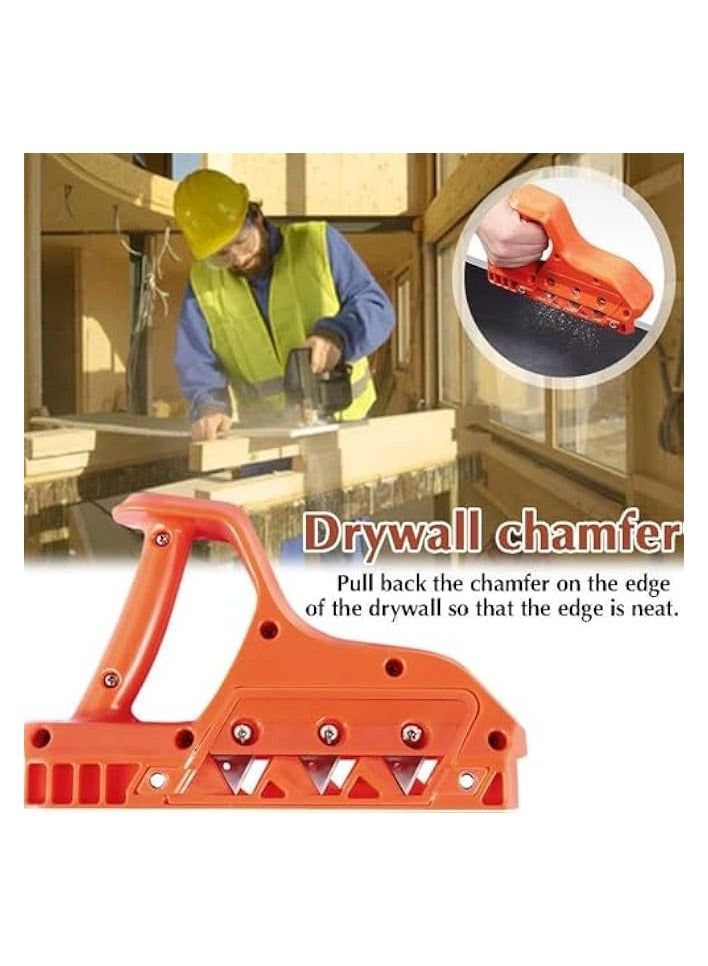 PROMASS ABS Plasterboard Chamfering Planer Wood Edges Trimming Tool Tilt Angle Ceiling Decorative Planer with Stainless Steel Blade - Image 2