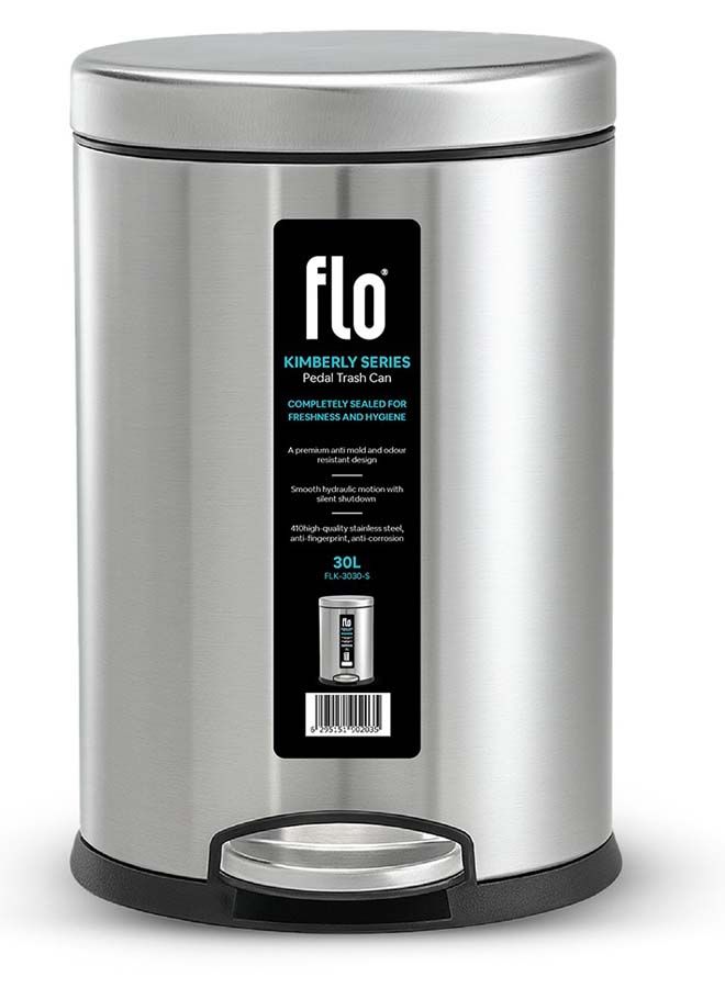 Dustbin - kimberly  matt steel 30l