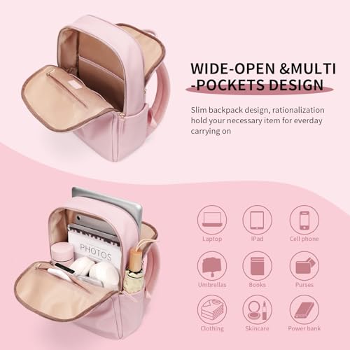 GOLF SUPAGS Women Laptop Backpack with Separate Laptop Compartment Fits 14 Inch Notebook Casual Daypack for Work Travel College Backpack Book Bags - Image 3